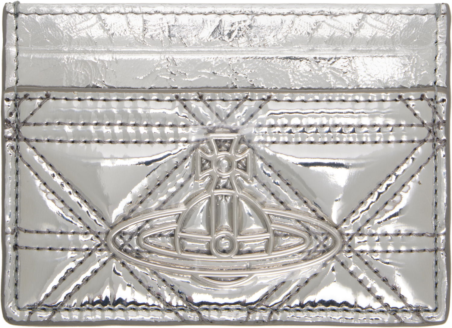 Портфейл Vivienne Westwood Vivienne Westwood Flat Card Holder Металик | 54030007W-S0024-, 0