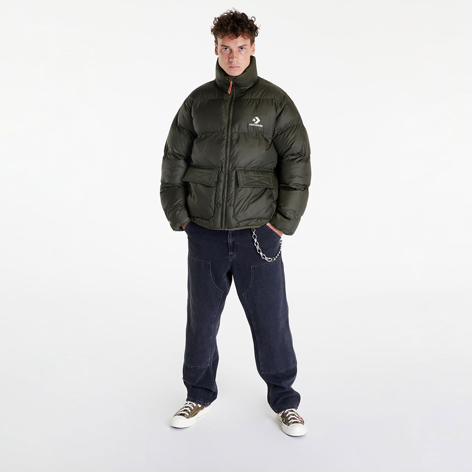 Пухо яке Converse Patch Pocket Core Puffer Зелено | 10023798-A02, 0