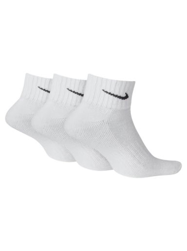 Чорапи Nike Cushioned Ankle Socks (3 Pairs) Бяло | SX4926-101