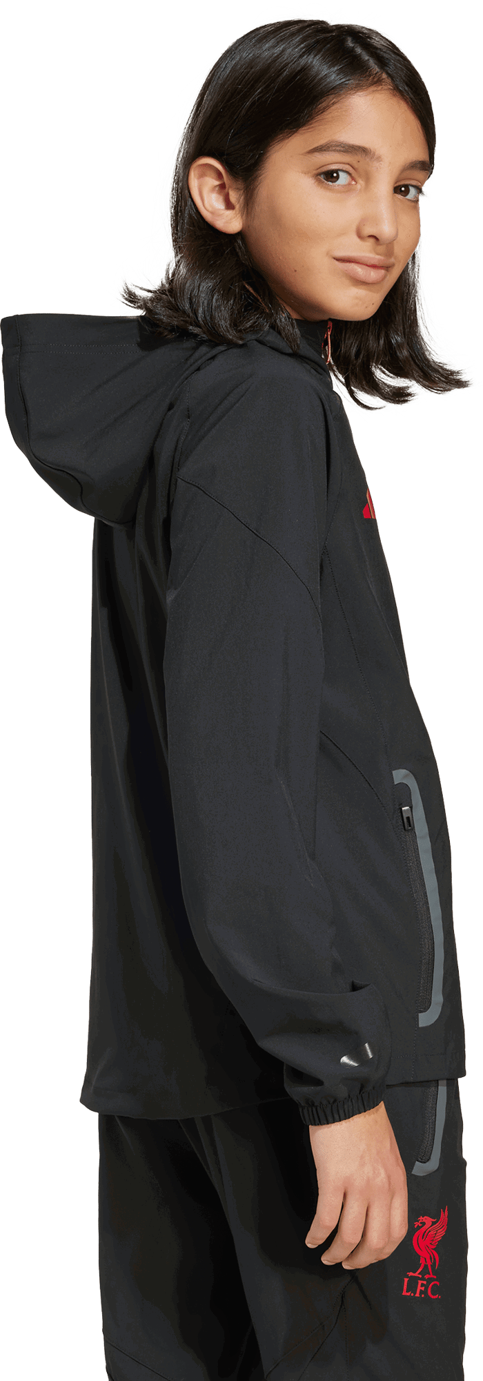 Яке adidas Performance Liverpool Tiro 25 Competition Vis Tech Travel Jacket Черно | JZ5558, 1