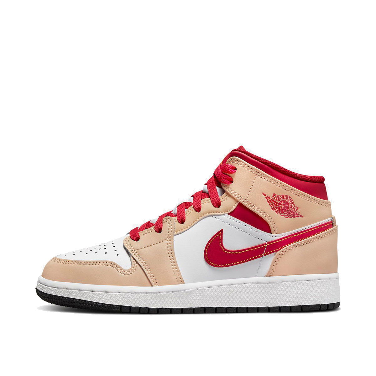Кецове и обувки Jordan Air Jordan 1 Mid "White Onyx Light Curry" GS Оранжево
 | 554725-201, 1