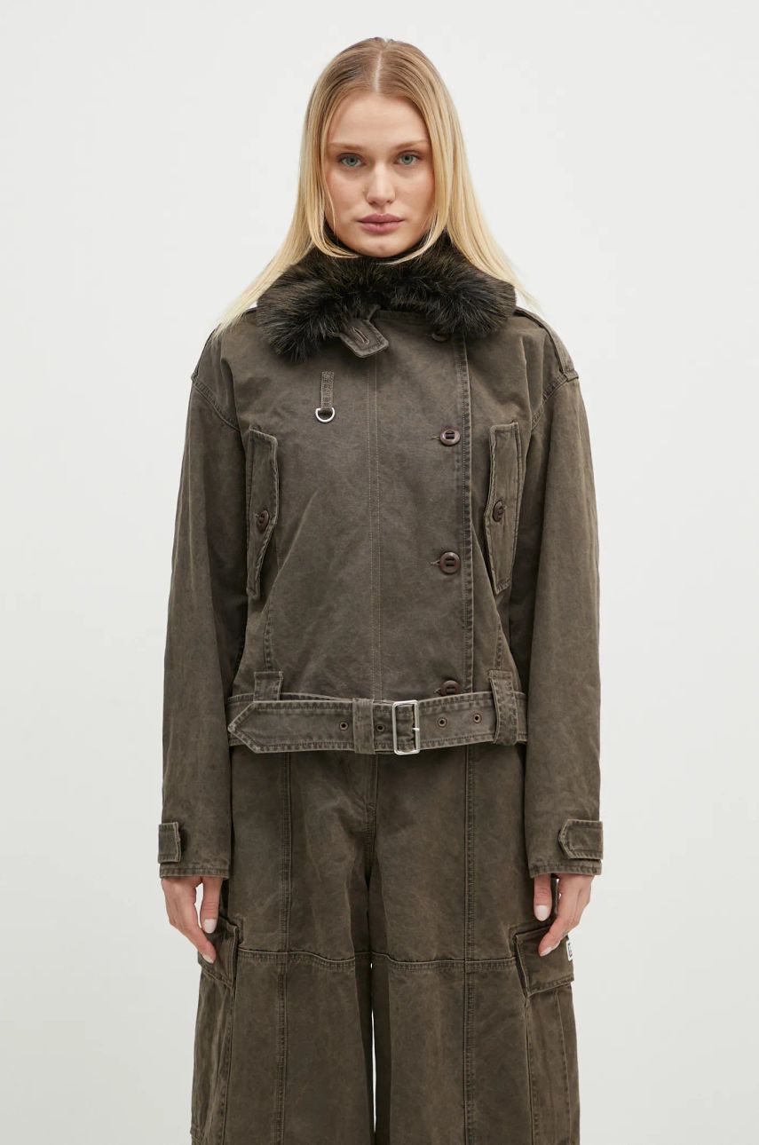 Парка KENZO Dyed Canvas Comber Jacket Зелено | FE62OU2129GK.92, 0