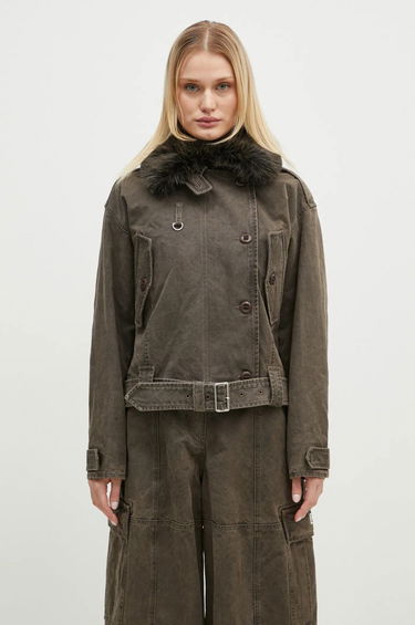 Парка KENZO Dyed Canvas Comber Jacket Зелено | FE62OU2129GK.92, 0