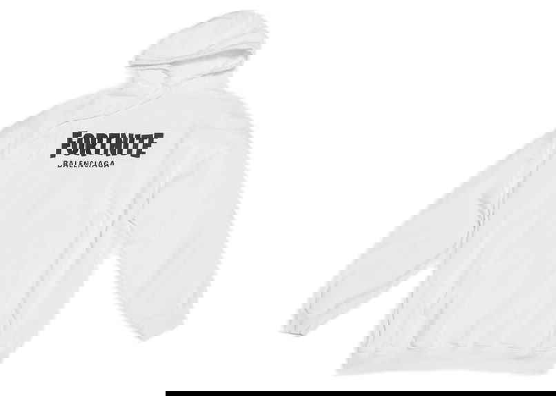 Суитчър Balenciaga FORTNITE©2021 x Medium Fit Hoodie Бяло | 600583TLVO49040, 0