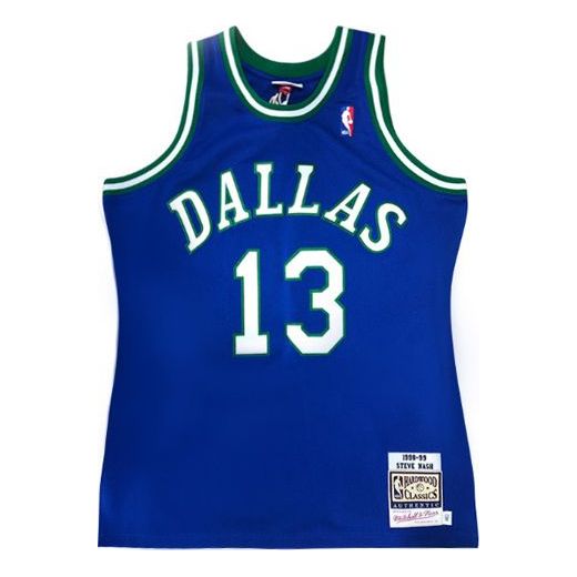 Фланелка Mitchell & Ness Mitchell & Ness Dallas Mavericks Basketball Jersey Синьо | AJY4AC19092-DMAROYA98SNA, 0