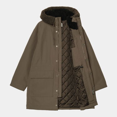 Парка Carhartt WIP Siberia Hooded Parka with Faux Fur Lining Vitola Зелено | I035365_5, 6