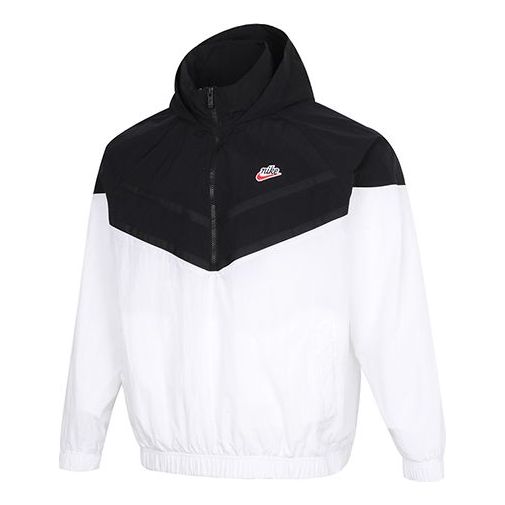 Ветровка Nike Hooded Print Jacket Бяло | DA2493-010