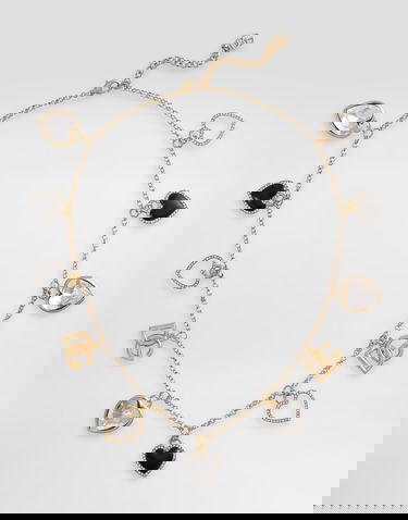 Колие Dolce & Gabbana Dolce & Gabbana Hearts Gold Metal Necklace Металик | WNR6I2W1111ZOO00, 0