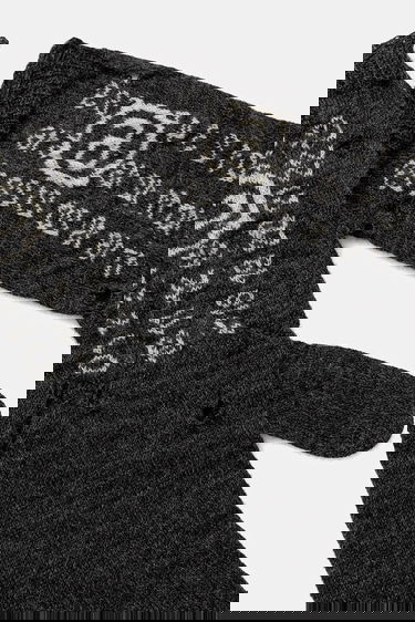 Ръкавици Maison Margiela MM6 Maison Margiela Wool Knit Gloves Сиво | S52TS0043 M13135, 3