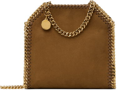 Дамска чанта Stella McCartney Stella McCartney Falabella Tiny Suede Chain Bag Кафяво | 391698WP0543, 0