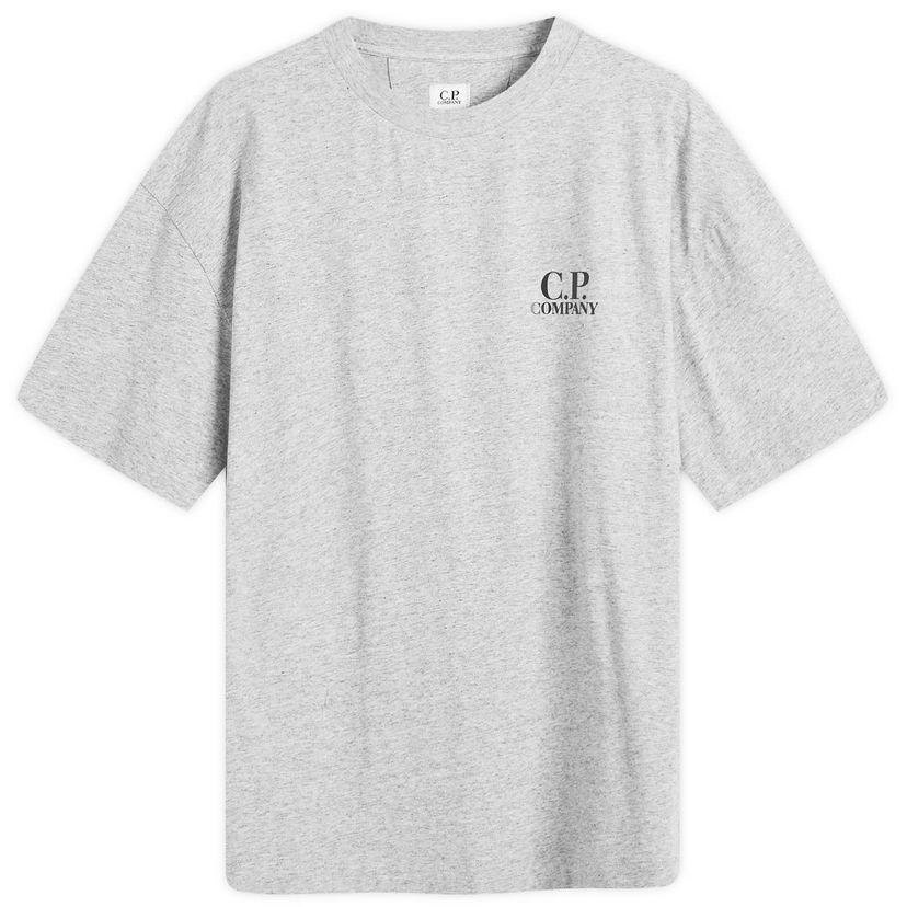 Тениска C.P. Company Logo Print T-Shirt Сиво | 19CMTS103A-005100W-M94