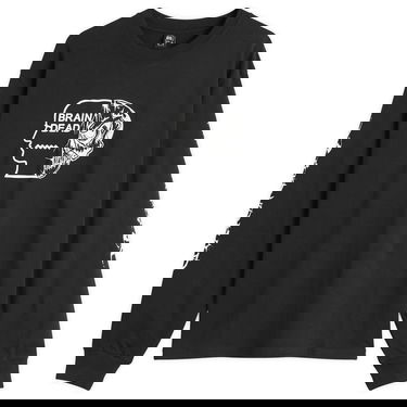 Тениска Brain Dead Brain Dead Skull Mech Long Sleeve T-Shirt, Size Large Черно | BDF25T010O46-BLK, 0
