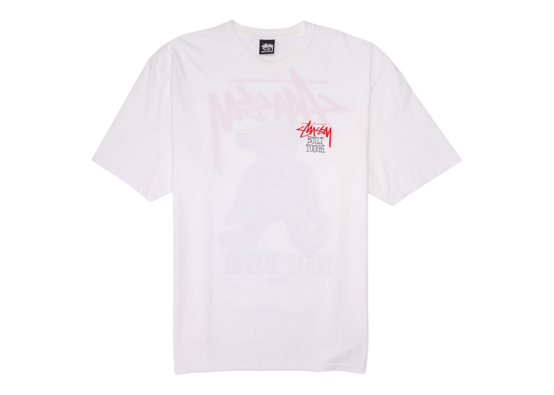 Тениска Stüssy Built Tough Graphic T-Shirt Бяло | 1904893-WHIT, 0