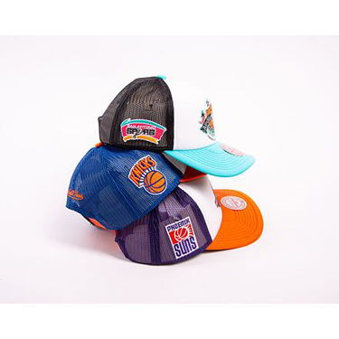 Шапка с козирка Mitchell & Ness NBA Party Time Trucker Snapback Hwc Phoenix Suns White Оранжево
 | HHSS5140-PSUYYPPPWHIT, 3