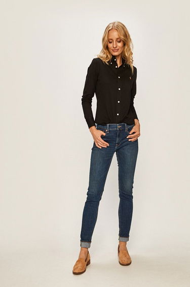 Риза Polo by Ralph Lauren Polo Ralph Lauren Regular Fit Classic Collar Shirt Черно | 211664427010, 2