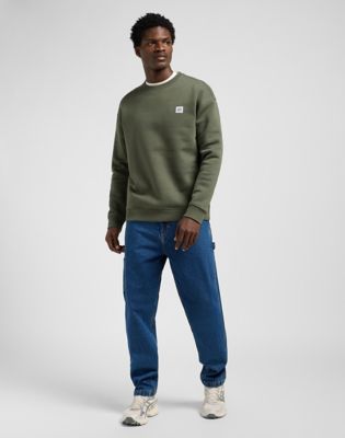 Суитчър Lee Workwear Relaxed Sweatshirt Size XXL Зелено | 112372311, 1