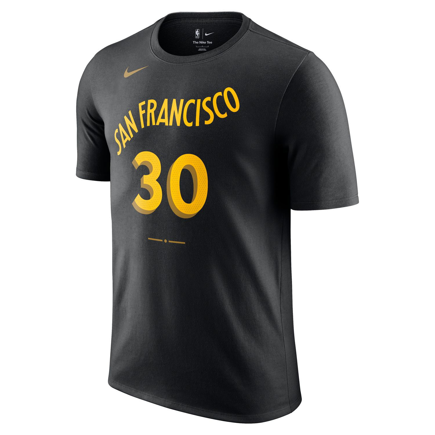 Тениска Nike NBA Stephen Curry Golden Черно | FN1213-013, 0