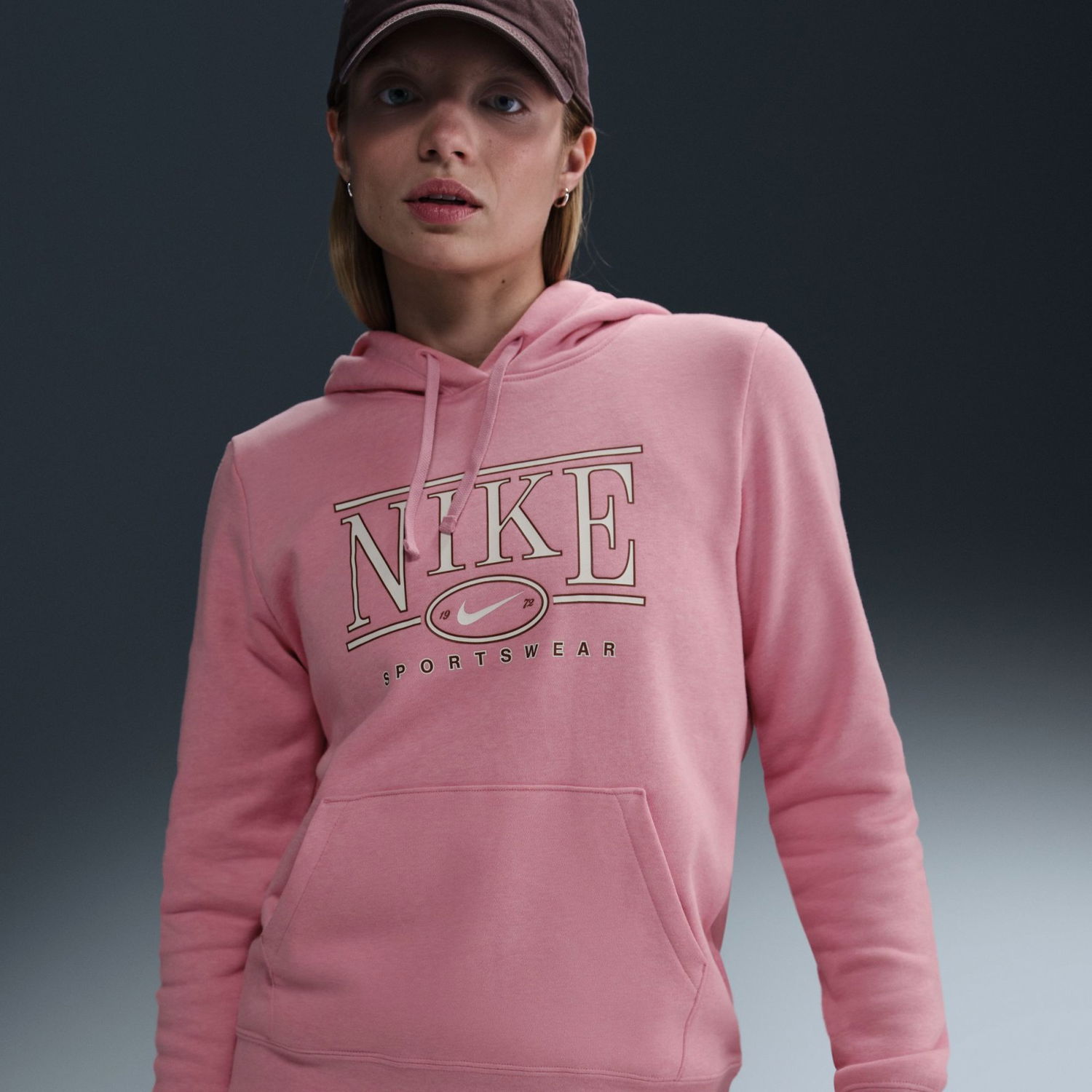 Суитчър Nike Club Fleece Standard Hoodie Розово | IB1992-699, 0