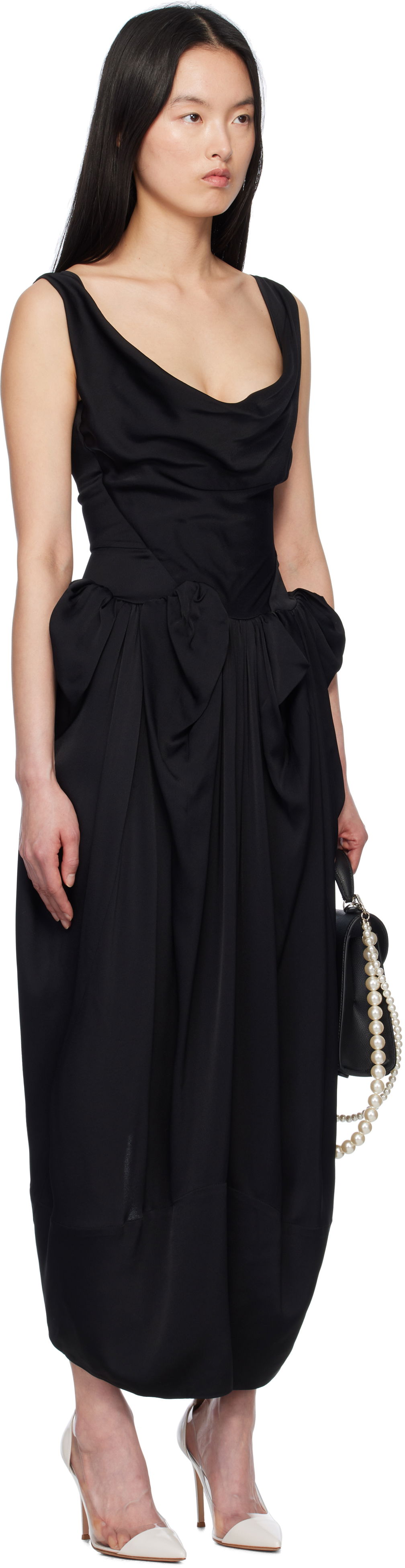 Pокля Vivienne Westwood Vivienne Westwood Sunday Garden Maxi Dress Черно | 1101038N-W012Y-, 1