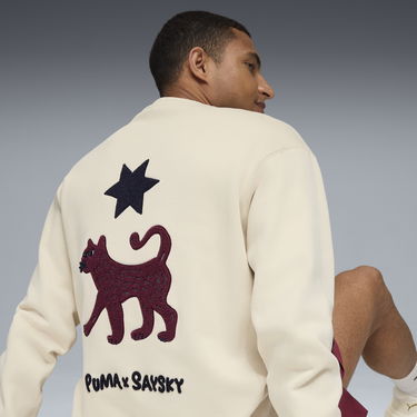 Суитчър Puma PUMA x SAYSKY Crewneck Sweatshirt Бежово | 527557_87, 2