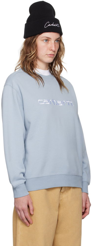 Суитчър Carhartt WIP Misty Sky Sweatshirt Синьо | I033647, 3