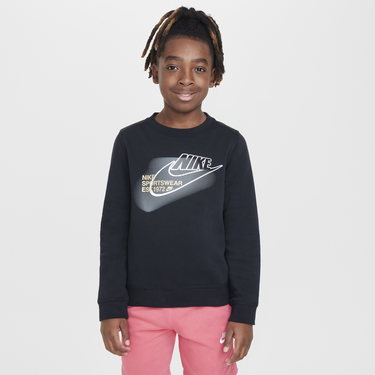 Суитчър Nike Sportswear Standard Issue Fleece Crew Sweatshirt Черно | HM4336-011, 0