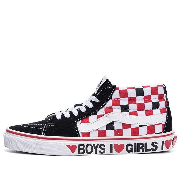 Кецове и обувки Vans Sk8-Mid 'Checkerboard - I Heart' Многоцветен | VN0A3WM3WKU, 0