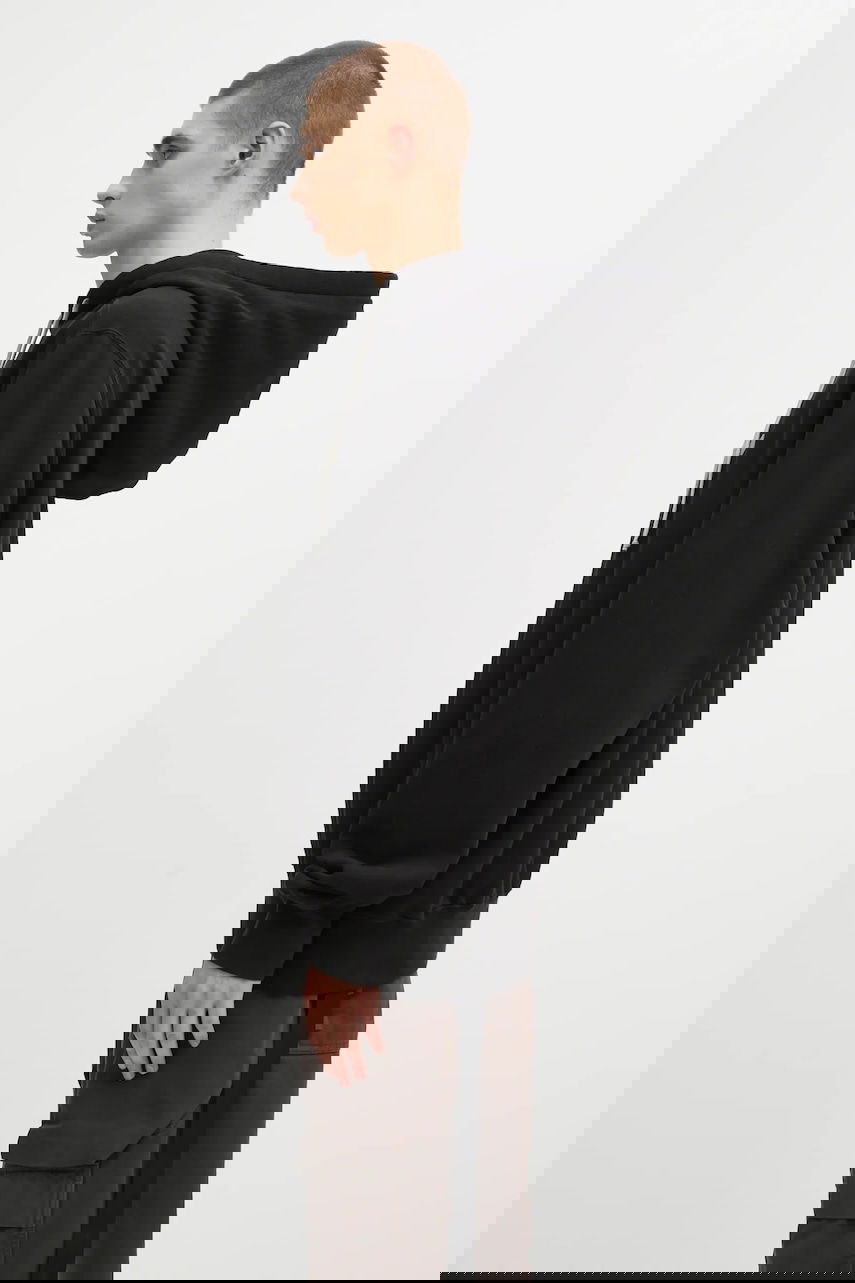 Суитчър Rick Owens Rick Owens DRKSHDW Oversized Hoodie Черно | DU02E7262.FEP2P, 1