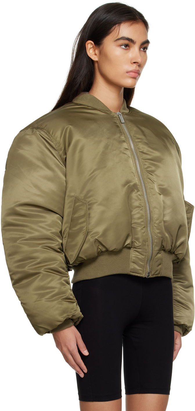 Яке бомбър VETEMENTS Alpha Industries Edition Reversible Bomber Jacket Зелено | VL16JA320G, 1