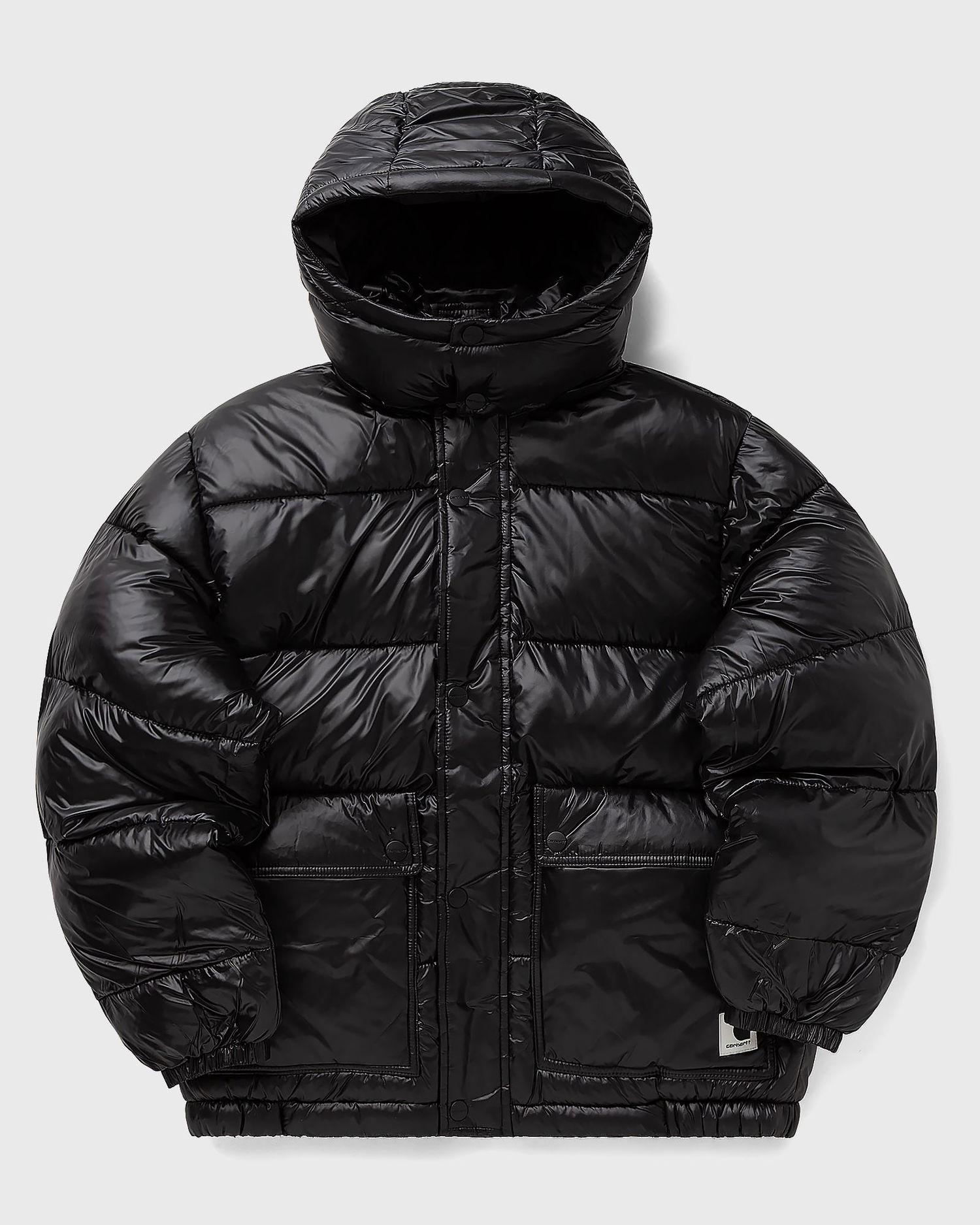Пухо яке Carhartt WIP Benson Shiny Hooded Puffer Jacket Черно | I035370-89.XX, 0