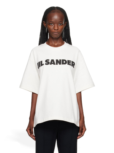 Тениска Jil Sander Printed T-Shirt Бяло | J02GC0001_J45047