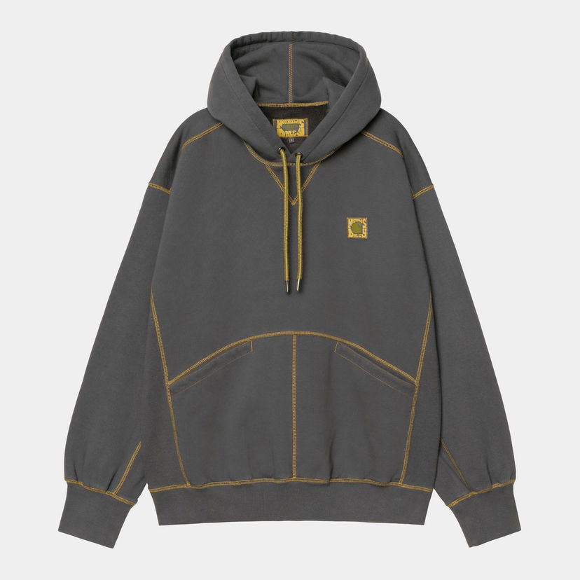 Суитчър Carhartt WIP Nicholas Daley Contrast Stitch Stone Washed Hoodie Сиво | I035064_5