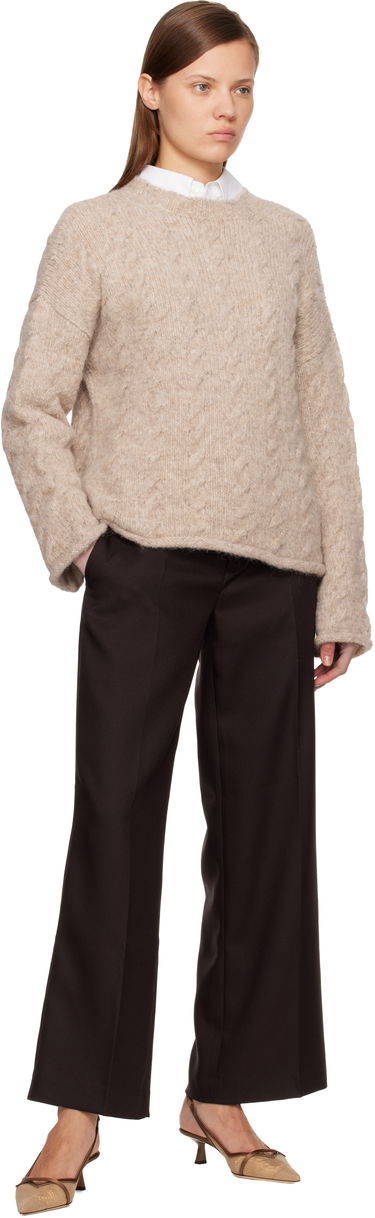 Кецове и обувки Jimmy Choo Amita 45 Mesh Slingback Heels Бежово | AMITA 45, 4