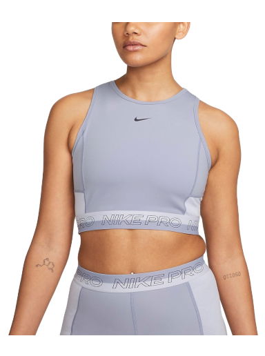 Съкратен топ Nike Cropped Training Tank Top Сиво | dx0061-519