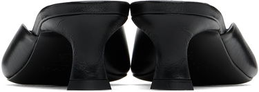 Кецове и обувки BY FAR Wendy Black Leather Mules Черно | MWFHO128LL002BK001PL, 1
