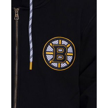 Суитчър '47 Brand NHL Boston Bruins Back Check Morris Full Zip Hood Jet Black Черно | HH001PEMBCM545515JK, 1