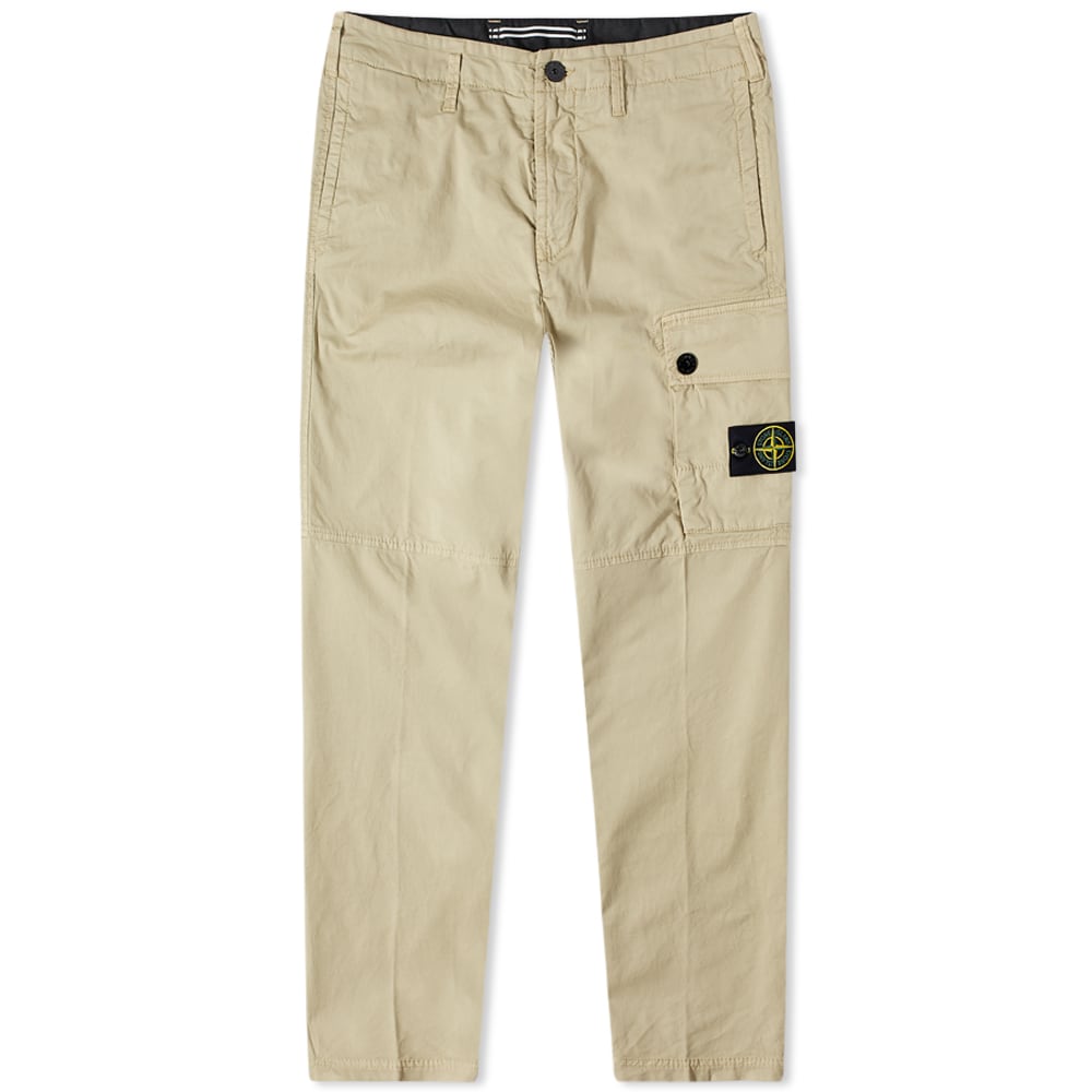 Карго панталони Stone Island Single Pocket Gabardine Cargo Pant Бежово | 771531410-V0090, 0
