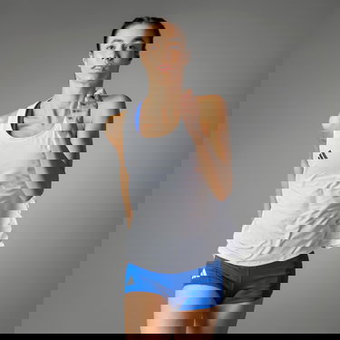 Потник adidas Originals Adizero Tank Top Бяло | in1181, 2