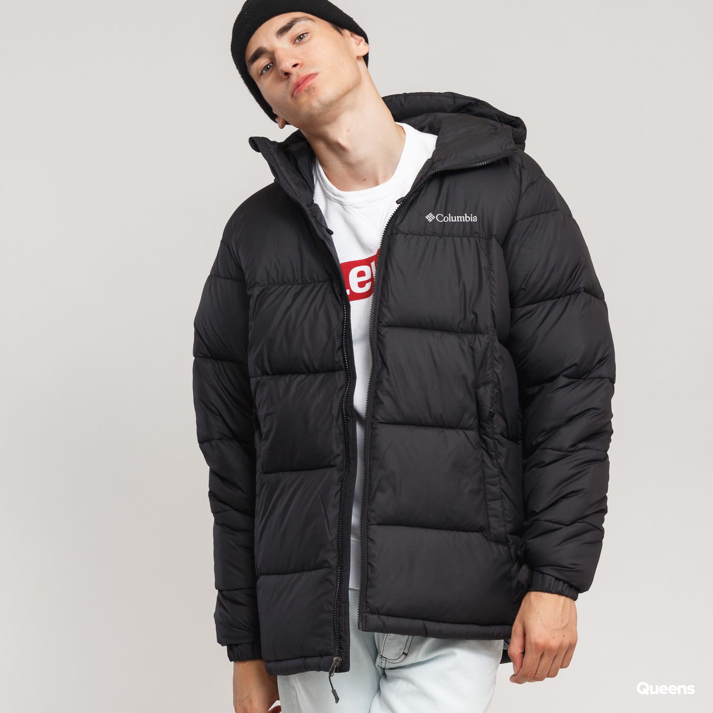 Пухо яке Columbia Pike Lake Hooded Jacket Черно | 1738032010, 0