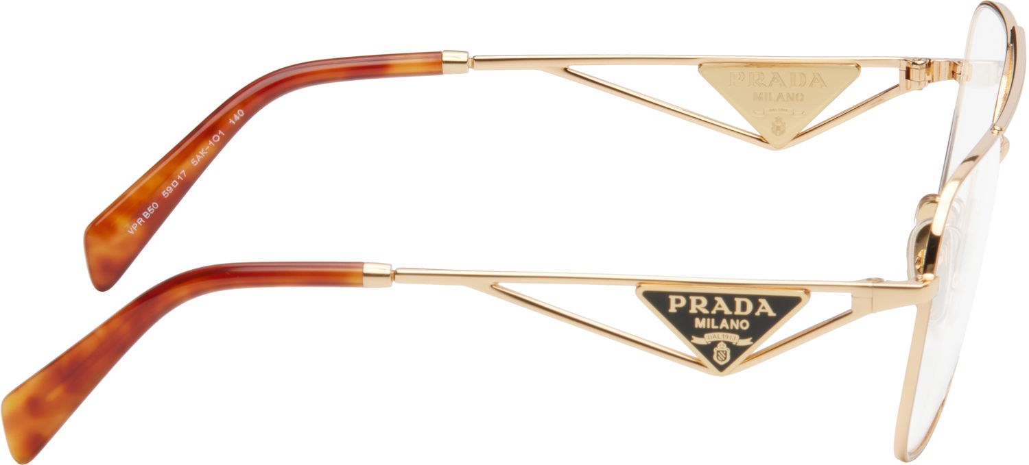 Слънчеви очила Prada Prada Catwalk Pilot Metal Glasses Кафяво | 0PR B50V 8056262363805, 1