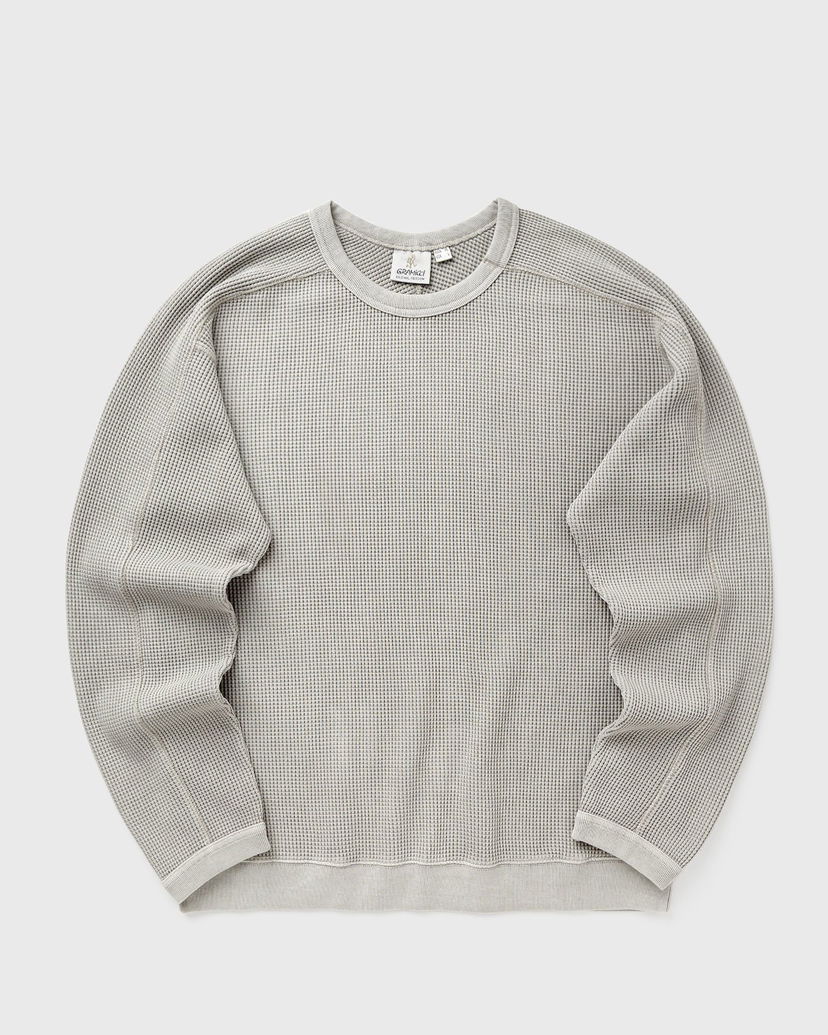 Пуловер GRAMICCI Waffle Knit Crewneck Shirt Сиво | G5FU-J041-PEWTER