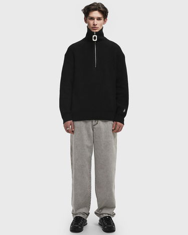 Пуловер JW Anderson JW Anderson Half-Zip Jumper Черно | KW1285-YN0372-999, 1