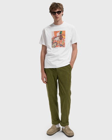 Тениска Edmmond Studios Duck at Dinner T-Shirt Бяло | 325-30-09000, 1