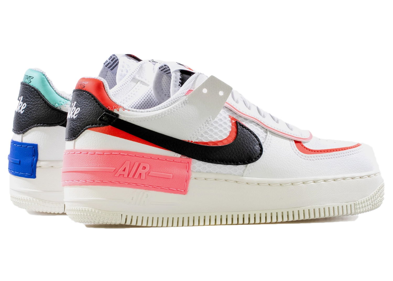 Кецове и обувки Nike Air Force 1 Low Shadow White Blue Black W Бяло | DH1965-100, 0