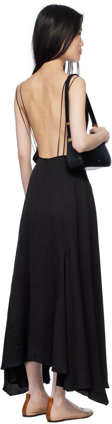 Pокля LANVIN Lanvin Silk Bowling Midi Dress Черно | RW-DR0182-6041-P25, 2