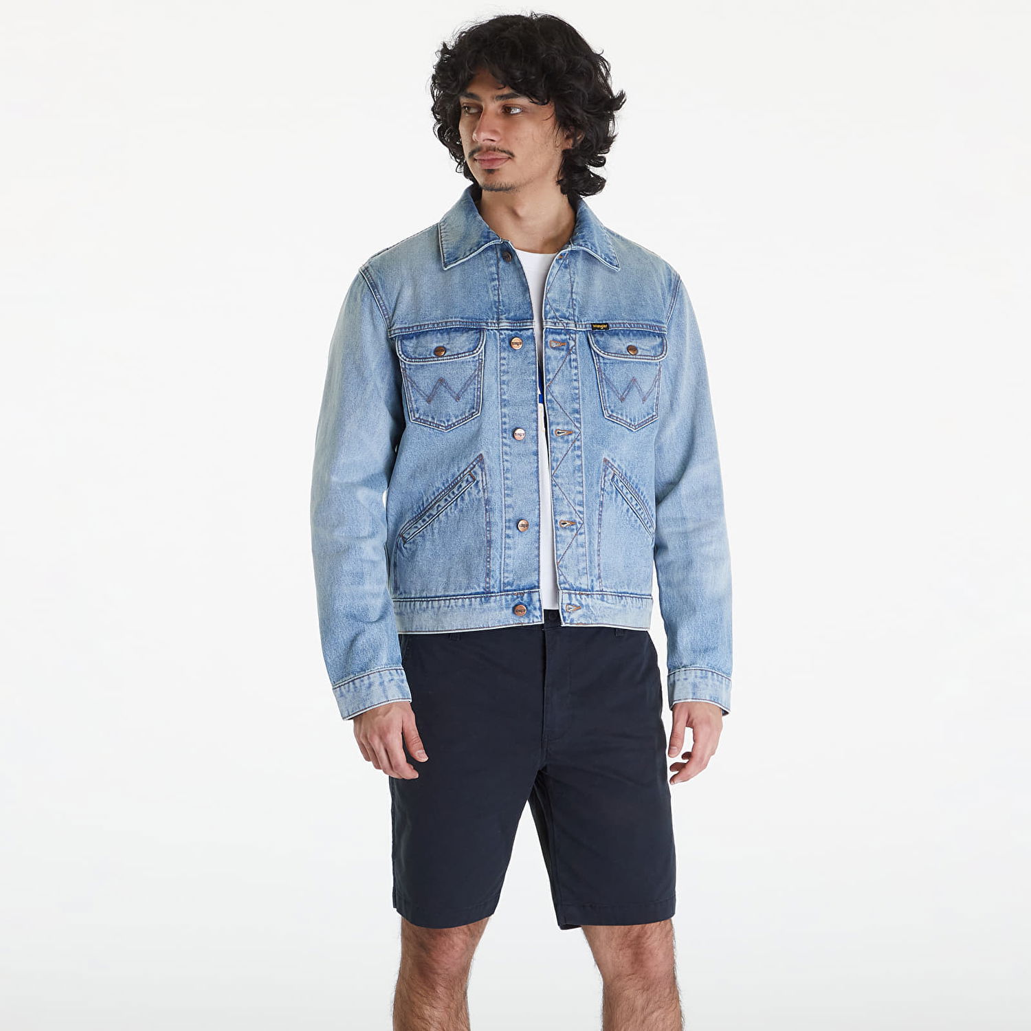 Яке Wrangler 124MJ Blue Синьо | 112350475, 0