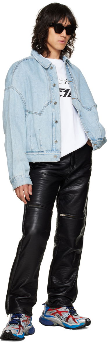 Яке We11done Faded Denim Jacket Синьо | WD-DJ3-22-303-U-SKMP01QCTB, 3