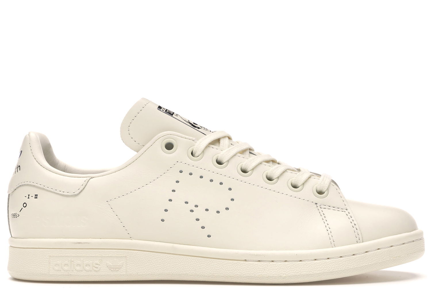 Кецове и обувки adidas Originals Stan Smith Raf Simons Cream Бяло | F34256, 0