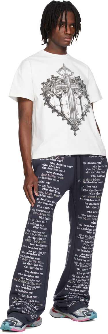 Спортни панталони Who Decides War 'WDW' Scripture Sweatpants Тъмно синьо | 1121150010SS25, 3
