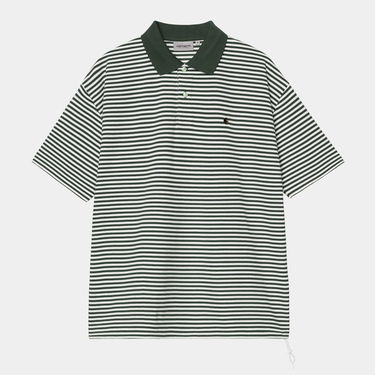 Поло тениска Carhartt WIP Short Sleeve Striped Ribbed Collar Soony Polo Многоцветен | A252021_9, 0
